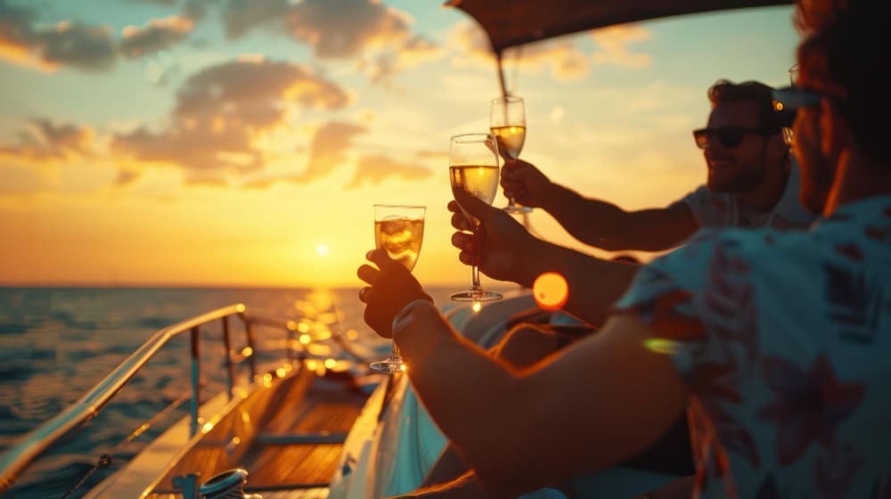 sunset-yacht-party